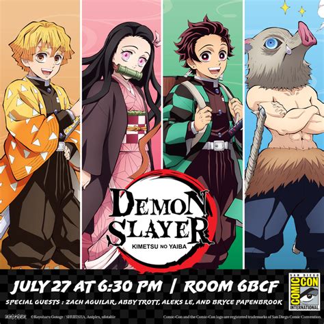 Demon Slayer Kimetsu No Yaiba At Comic Con International News