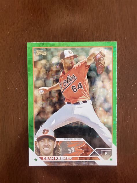 Dean Kremer 2023 Topps Series 1 Green Foil 155 499 Baltimore Orioles EBay