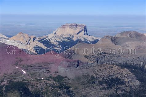 Aerial View of Chief Mountain, Glacier National Park - GravityShots.com