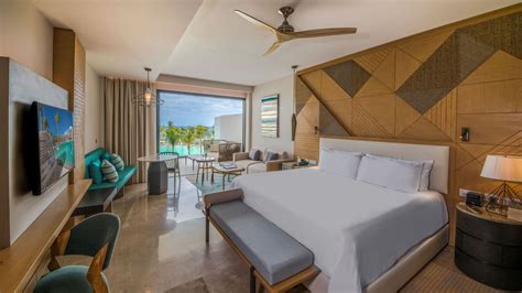 Partial Ocean View King Bed Junior Suite Haven Riviera Cancun