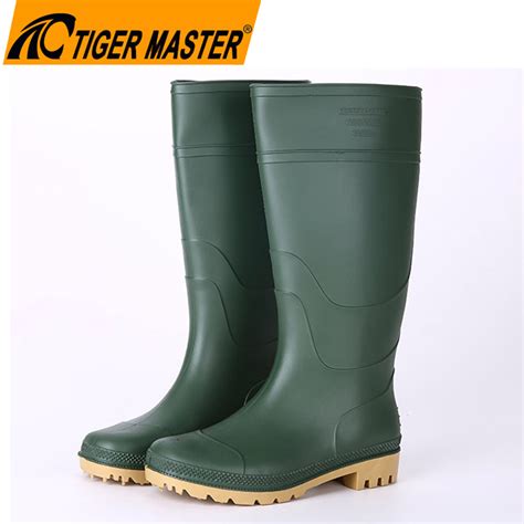 Custom Logo Knee High Oil Acid Alkali Resistant Anti Slip Waterproof