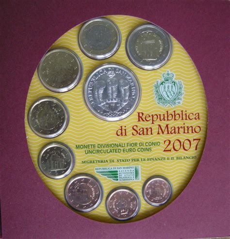 San Marino Year Set 2007 Inclusief Zilveren 5 Euromunt Catawiki