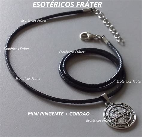 Mini Pingente Selo Lilith c Cordão no Elo7 A P ARTES ESOTÉRICAS