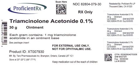 Triamcinolone Acetonide Proficient Rx LP FDA Package Insert Page 2