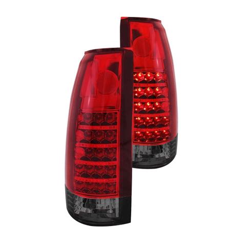 Anzo® 311157 Chrome Redsmoke Led Tail Lights