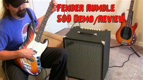 Fender Rumble 500 210 Bass Amp Review Youtube