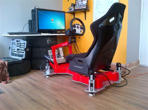 Human Racing GT Chassis In Red With D BOX 3 DOF Motion Motion Flight