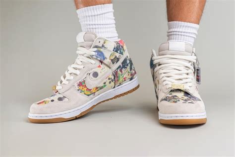 Supreme Nike Sb Dunk High Rammellzee Release Date Hypebeast