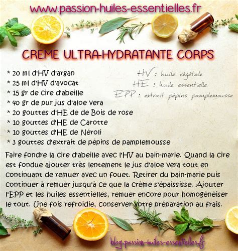 DIY crème ultra hydratante pour le corps Creme hydratante corps