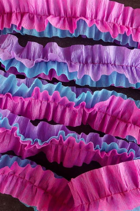 Diy Ruffled Streamers South Lumina Style Diy Ruffle Diy Party Decorations Streamer Decorations