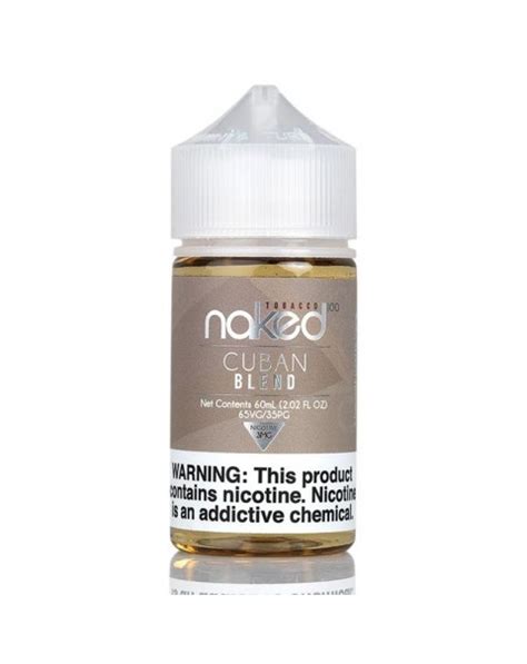 Naked 100 Cuban Blend E Juice 60ml Clearance