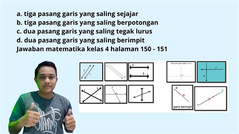 Tiga Pasang Garis Yang Saling Sejajar Garis Yang Saling Berpotongan