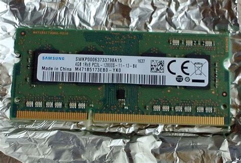 Yahooオークション Samsung製 Ddr3 Pc3l 12800s 204pin 4g 低電圧対