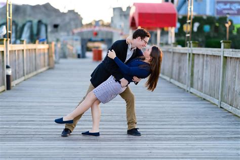 Surprise Engagement Proposal At Broadway At The Beach In Myrtle Beach