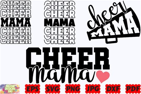 Cheer Mama Svg Cheer Svg Cheer Mom Graphic By Digitaldesignssvgbundle · Creative Fabrica