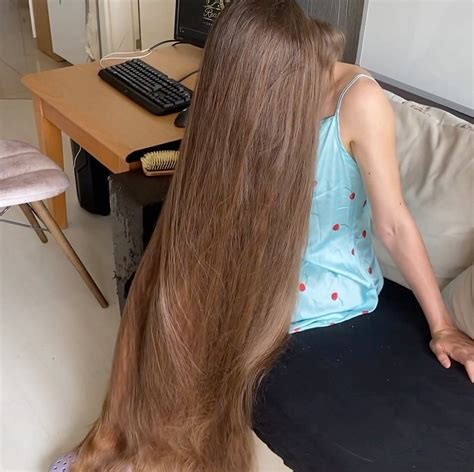 Video Super Long Perfect Rapunzel Hair Realrapunzels Long Hair