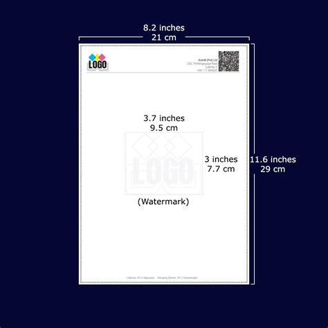 Anim8lk Letterhead With Transparent Watermark Custom Corporate