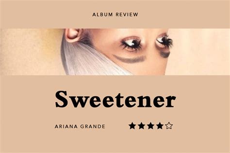 Ariana Grande Sweetener Cover Art