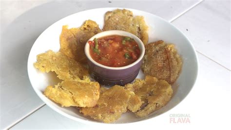 Smashed Plantain Tostones Original Flava