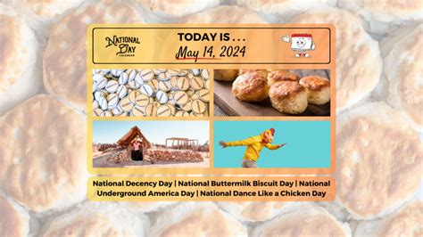 MAY 14, 2024 | NATIONAL DANCE LIKE A CHICKEN DAY | NATIONAL DECENCY DAY ...