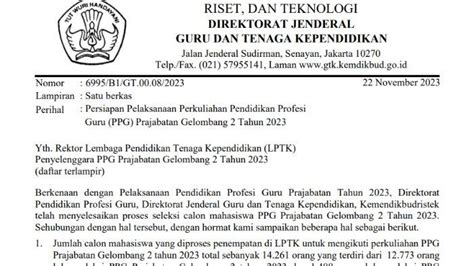 Cara Lapor Diri Mahasiswa PPG Prajabatan 2023 Gelombang 2 Simak Daftar