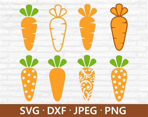 Carrot SVG Easter SVG Carrot Bundle SVG Easter Egg Svg Easter Bunny