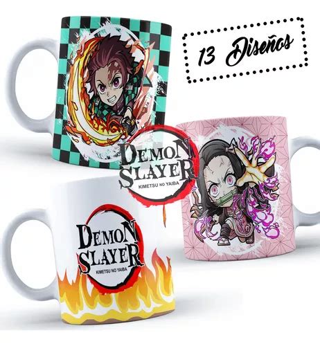 Plantillas Demon Slayer Kimetsu No Yaiba Para Tazas Psd En