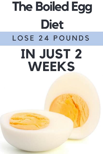 Fitness 4 Ever The Boiled Egg Diet Lose 24 Pounds In Just 2 Weeks