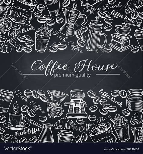 Template Coffee Shop Page Design Royalty Free Vector Image