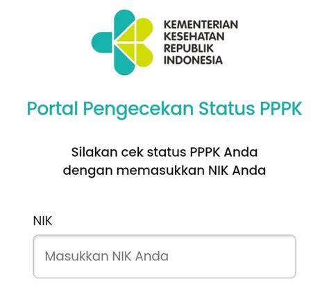 Link Dan Cara Cek Status PPPK Tenaga Kesehatan 2022 Beserta Contoh