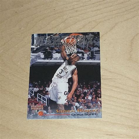 Score Board Stephon Marbury Rookie Georgia Tech Ebay