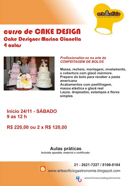 Arte E Of Cio Curso De Cake Design Aulas