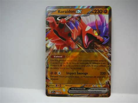 Carte Pokemon Koraidon Svp 029 Ex Promo Ecarlate Et Violet Ev Sv Fr