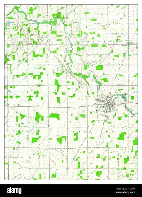 Old Map Of Indiana Cut Out Stock Images And Pictures Alamy