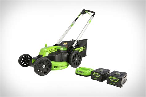 Greenworks Self Propelled Electric Lawn Mower Uncrate