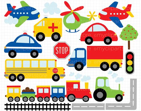 Trains Planes Trucks And Toys Svg Image Transfers Craft Supplies