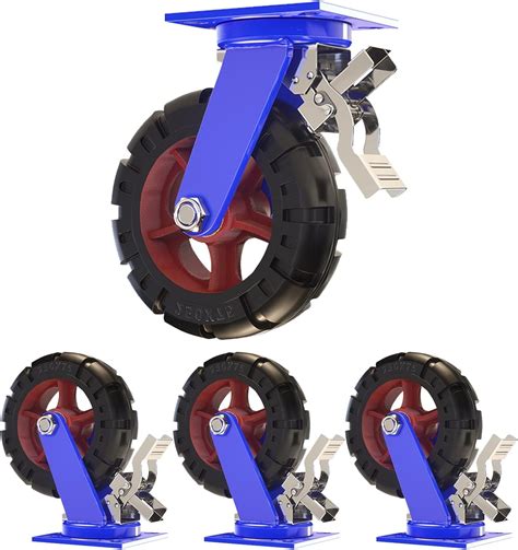 Amazon Wordfun Heavy Duty Casters Set Of With Brake Swivel