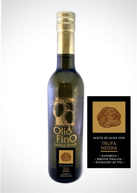 Aceite De Oliva Con Trufa Negra Olio Fino