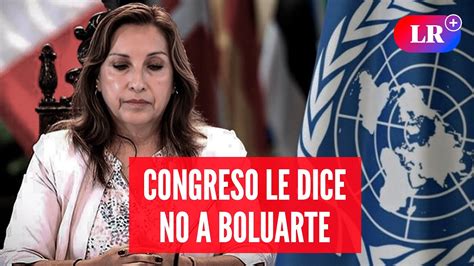 Congreso Niega Permiso A Dina Boluarte Para Viajar A Estados Unidos Por