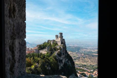 Fortress Of Guaita In The Republic Of San Marino Italy Stock Image