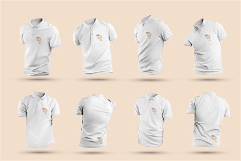 Polo Shirt Mockup Front and Back Mockup PSD Smart Object for Design - Etsy