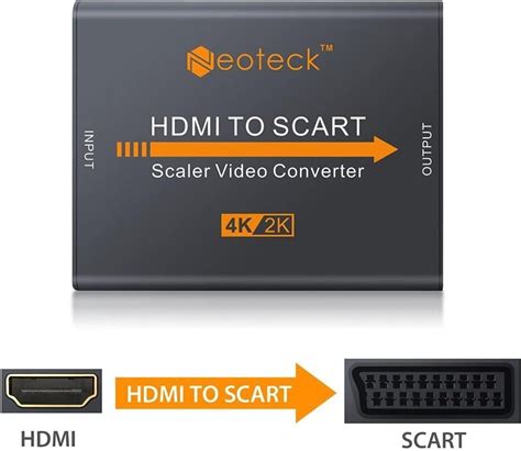 Neoteck Aluminum K Hdmi To Scart Converter Composite Hd Video