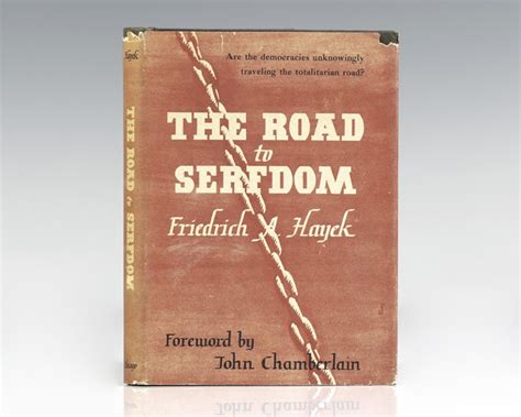 The Road To Serfdom First Edition Signed Hayek