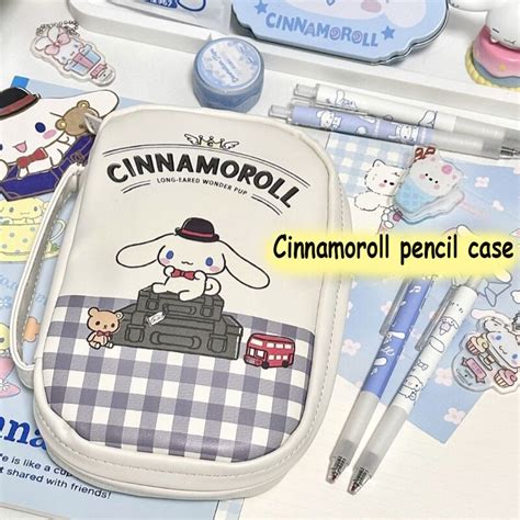 Sanrio Estojo De Lápis Cinnamoroll Kuromi My Melody Para Estudantes