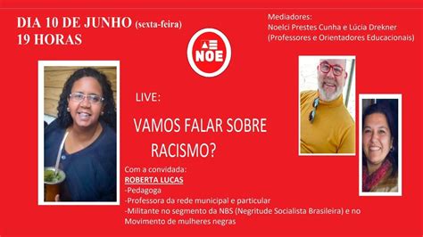 Live Vamos Falar Sobre Racismo YouTube