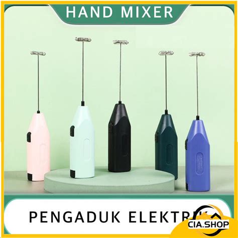 Jual Hand Mixer Mini Elektrik Pengaduk Dalgona Coffe Pengocok Telur