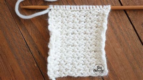 Spine Stitch A Two Row Repeat Knitting Pattern So Woolly So Woolly