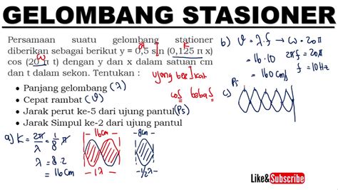 Contoh Soal Gelombang Stasioner Kelas Xii Berbagi Contoh Soal Riset