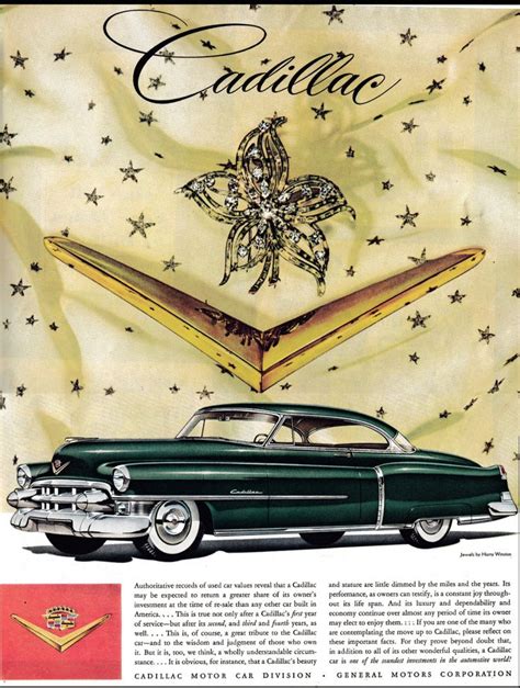 Pin On Vintage Cadillac Ads