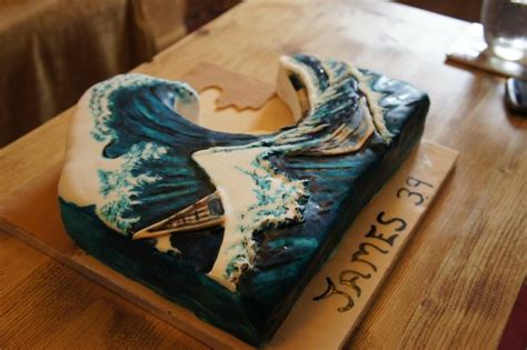 The Great Wave Cake Wave Cake Stella 50th Birthday